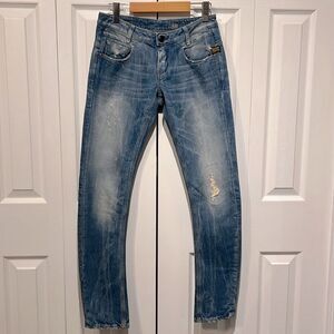 G-Star‎ Raw Women’s Distressed Skinny Jeans 
Size 27